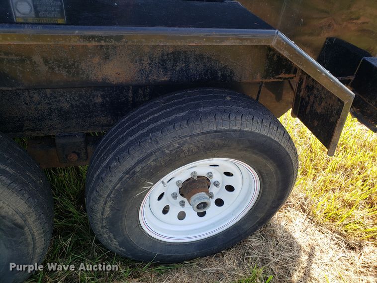 image for item DG7649 2016 H&H dump trailer