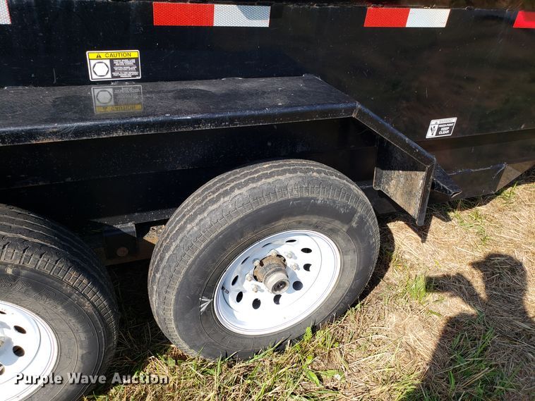 image for item DG7649 2016 H&H dump trailer
