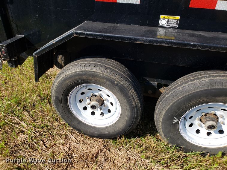 image for item DG7649 2016 H&H dump trailer