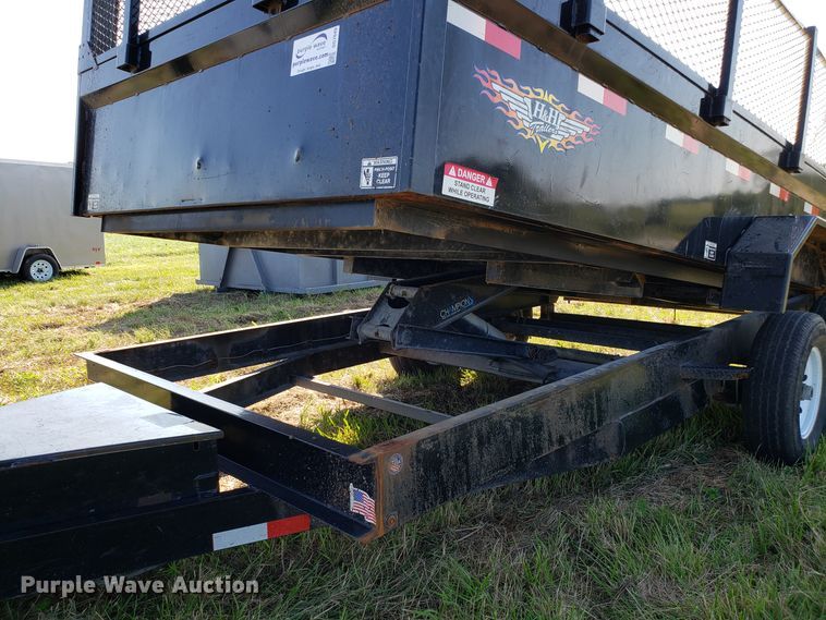 image for item DG7649 2016 H&H dump trailer