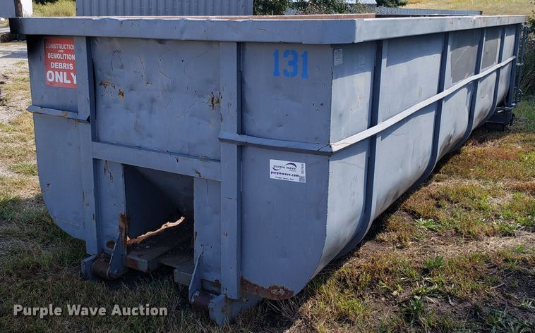 image for item DG7653 KL Metal Fabricating Inc roll-off container