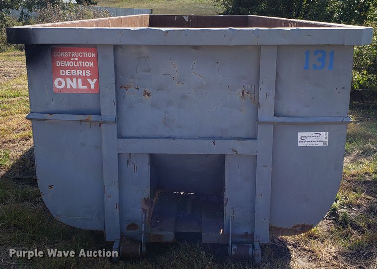 image for item DG7653 KL Metal Fabricating Inc roll-off container