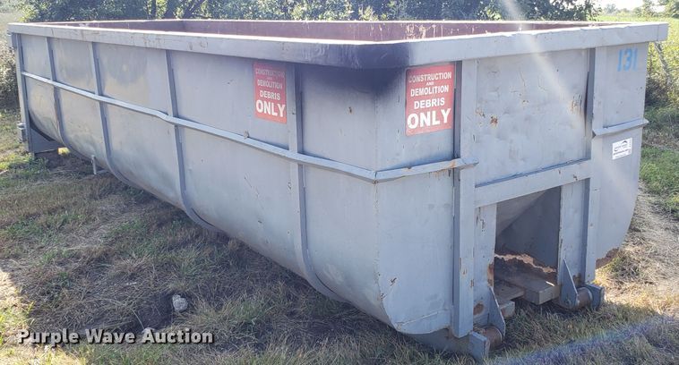 image for item DG7653 KL Metal Fabricating Inc roll-off container