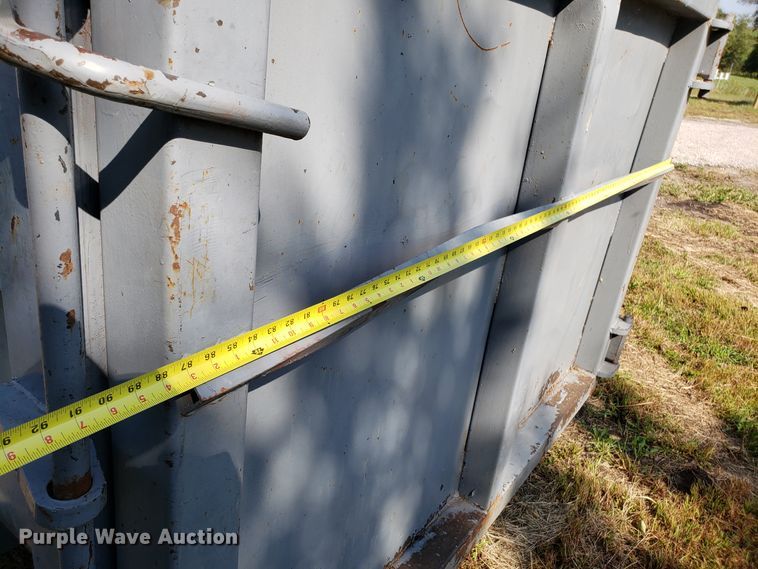 image for item DG7653 KL Metal Fabricating Inc roll-off container