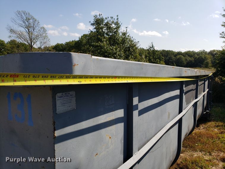 image for item DG7653 KL Metal Fabricating Inc roll-off container