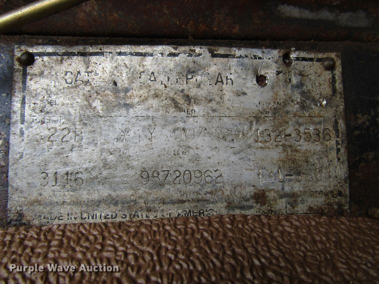 image for item DG8231 1997 Caterpillar 322B L excavator