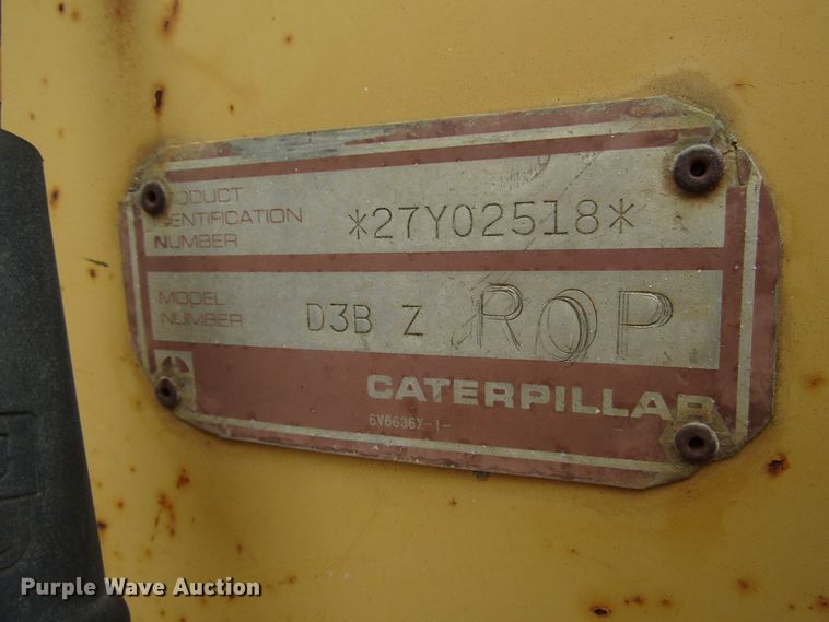 image for item DG8232 1984 Caterpillar D3B dozer
