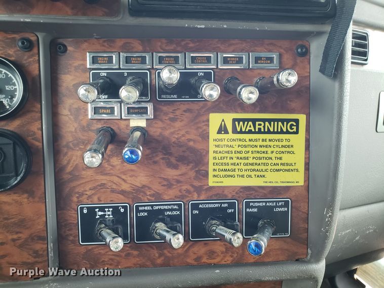 image for item DG8754 2001 Kenworth T800 dump truck