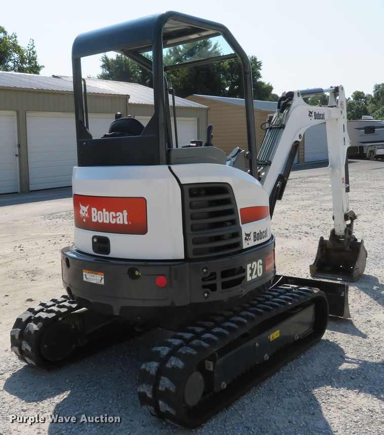 image for item DH1578 2016 Bobcat E26 mini excavator