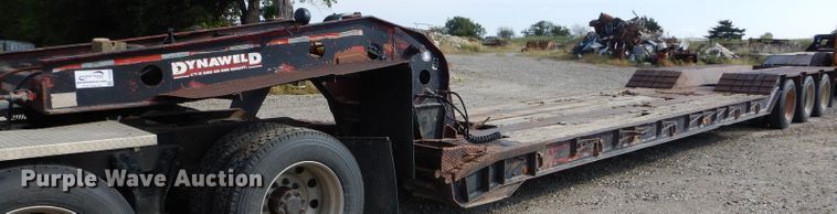 image for item DH2598 1994 Dyna Weld lowboy equipment trailer