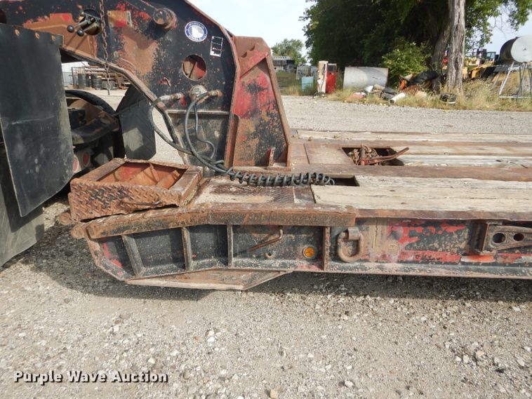 image for item DH2598 1994 Dyna Weld lowboy equipment trailer