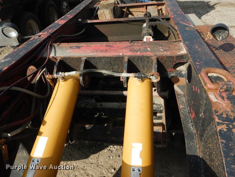 image for item DH2598 1994 Dyna Weld lowboy equipment trailer