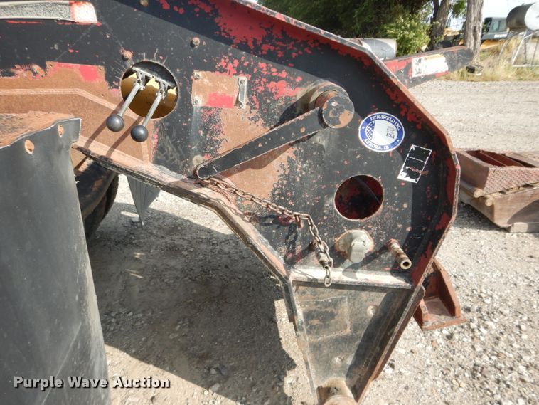 image for item DH2598 1994 Dyna Weld lowboy equipment trailer