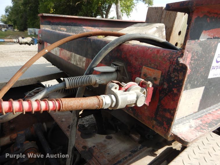 image for item DH2598 1994 Dyna Weld lowboy equipment trailer