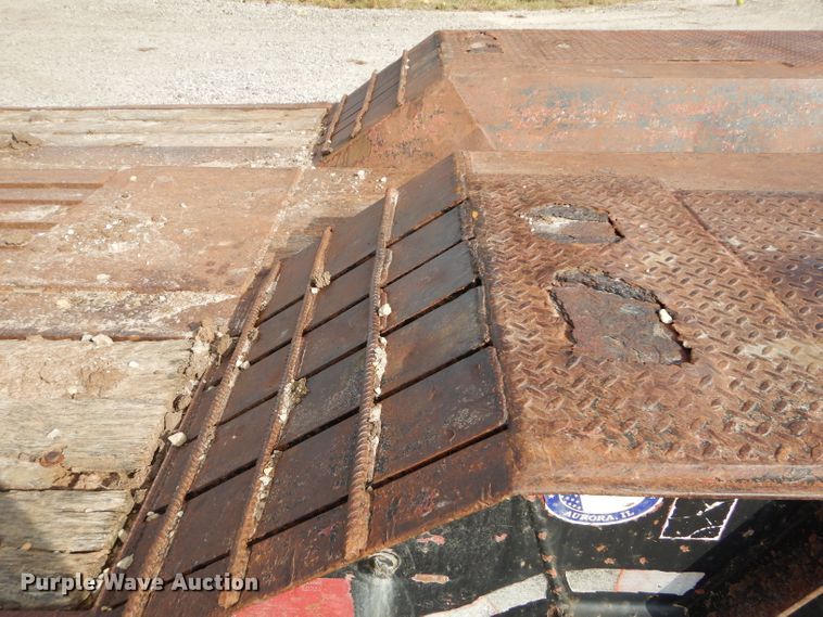 image for item DH2598 1994 Dyna Weld lowboy equipment trailer