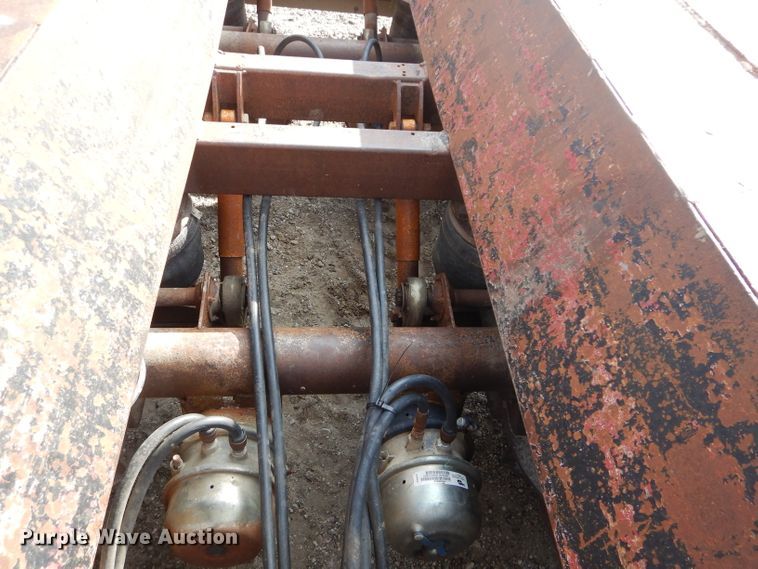 image for item DH2598 1994 Dyna Weld lowboy equipment trailer