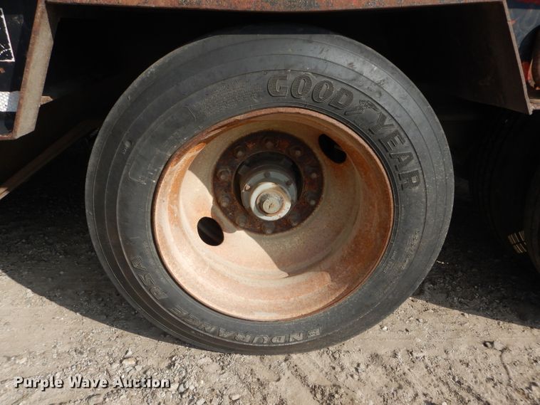 image for item DH2598 1994 Dyna Weld lowboy equipment trailer