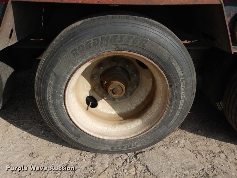 image for item DH2598 1994 Dyna Weld lowboy equipment trailer