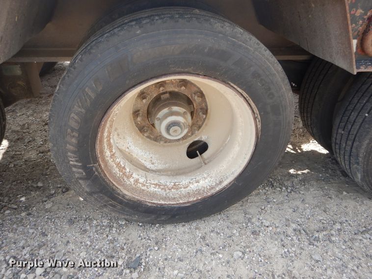 image for item DH2598 1994 Dyna Weld lowboy equipment trailer