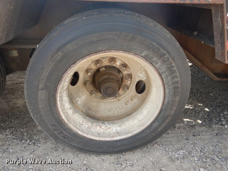 image for item DH2598 1994 Dyna Weld lowboy equipment trailer