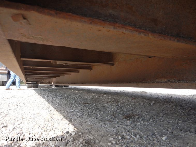 image for item DH2598 1994 Dyna Weld lowboy equipment trailer