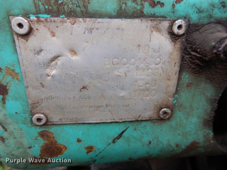 image for item DH2607 1998 IHI 18J mini excavator