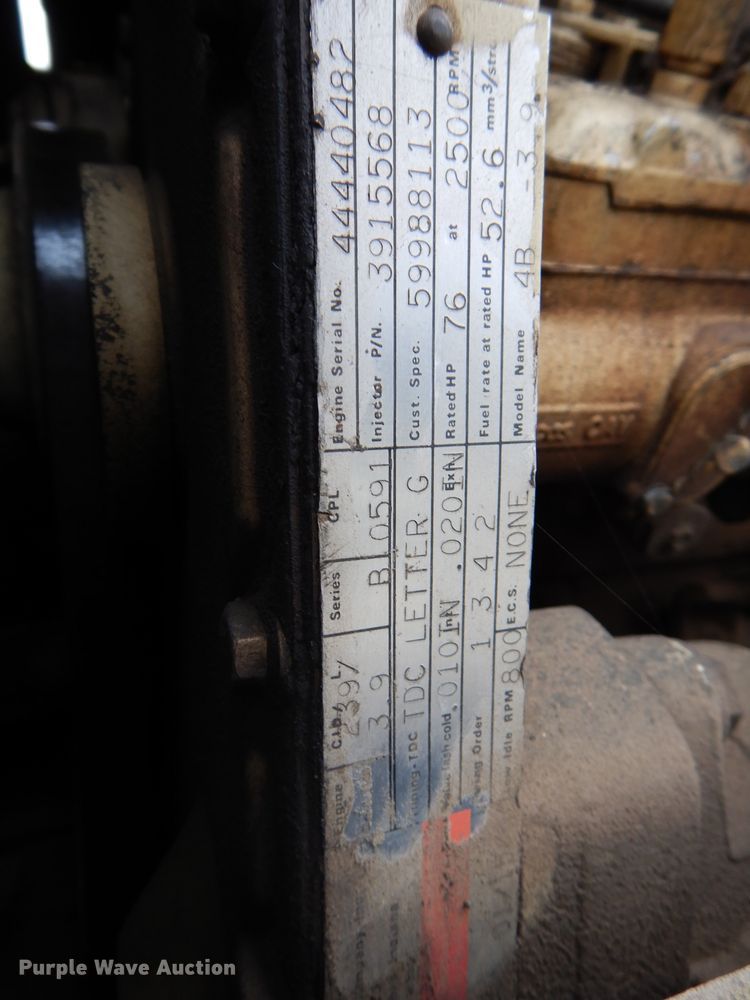 image for item DH2608 1991 Ingersoll Rand RT706F forklift