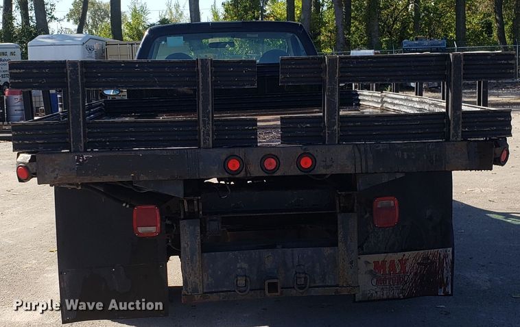 image for item DH2867 2001 Ford F550 Super Duty flat dump bed truck
