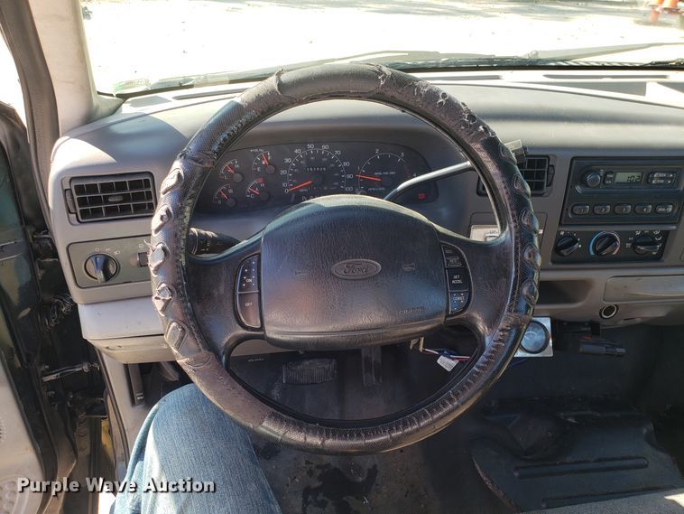 image for item DH2867 2001 Ford F550 Super Duty flat dump bed truck