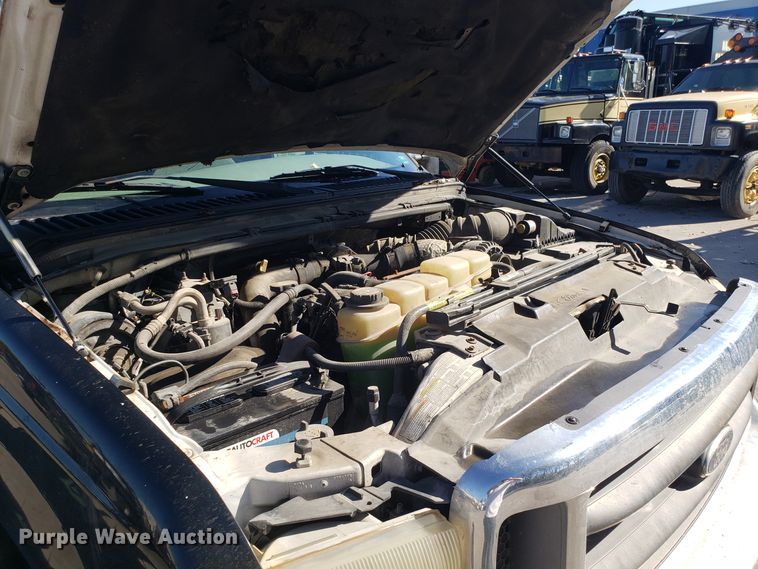 image for item DH2867 2001 Ford F550 Super Duty flat dump bed truck