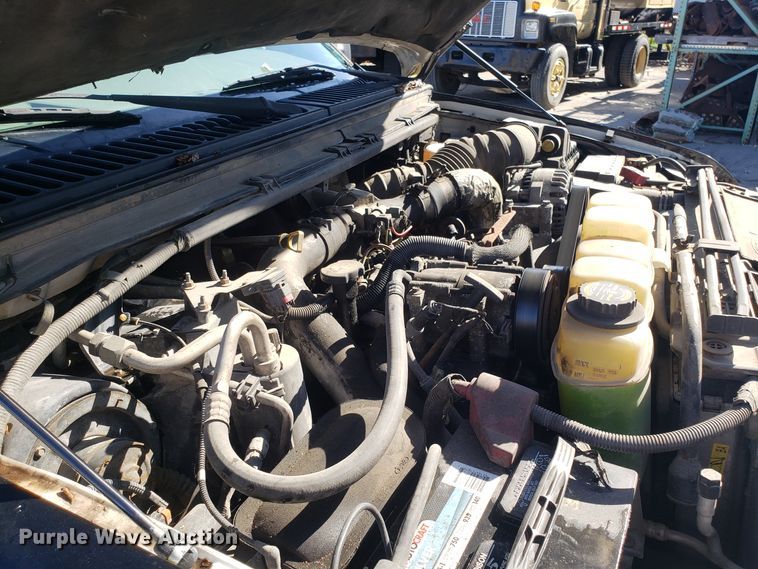 image for item DH2867 2001 Ford F550 Super Duty flat dump bed truck