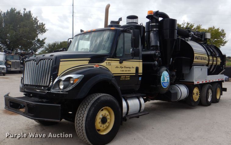image for item DH5291 2008 International 7600 hydro excavation truck