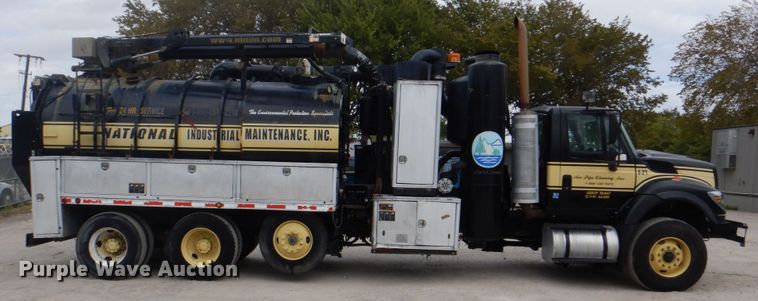 image for item DH5291 2008 International 7600 hydro excavation truck