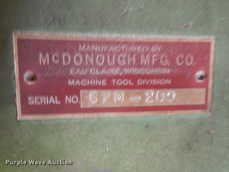 image for item DH6148 Mcdonough band saw sawmill