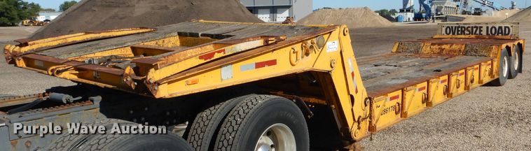 image for item DH6171 1977 Load King 302DFP equipment trailer