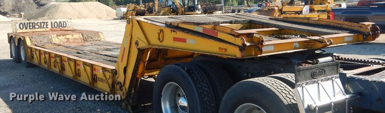 image for item DH6171 1977 Load King 302DFP equipment trailer