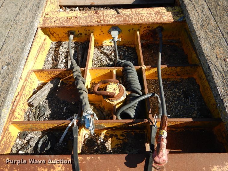 image for item DH6171 1977 Load King 302DFP equipment trailer