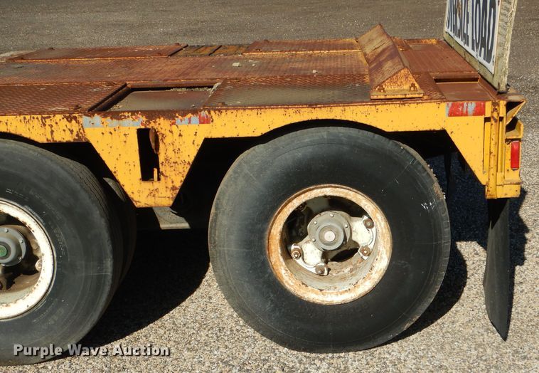image for item DH6171 1977 Load King 302DFP equipment trailer