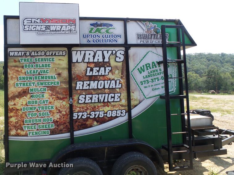 image for item DI0662 2004 shop built enclosed utility trailer