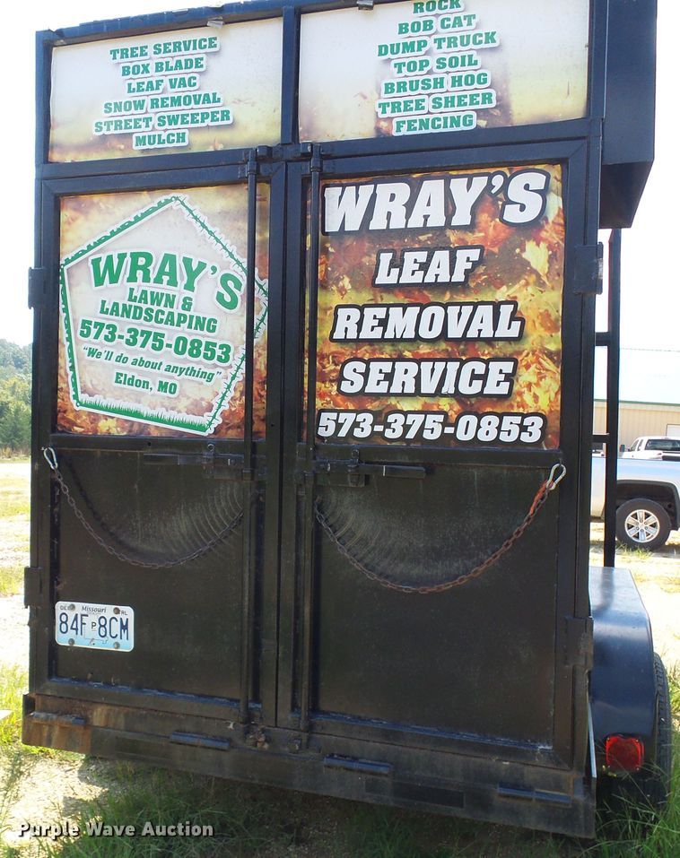 image for item DI0662 2004 shop built enclosed utility trailer