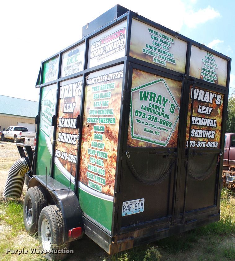 image for item DI0662 2004 shop built enclosed utility trailer