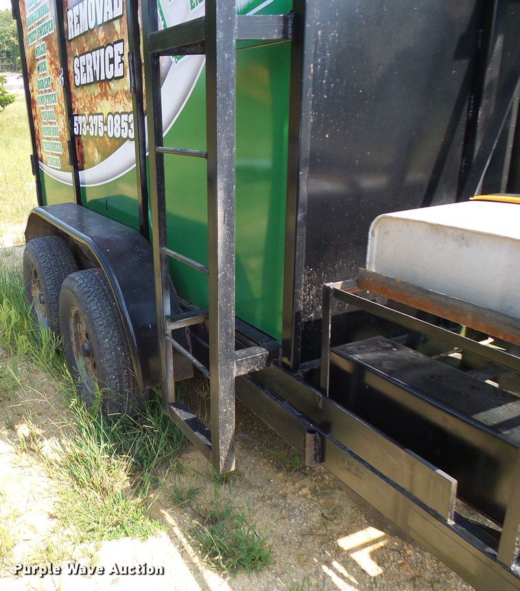 image for item DI0662 2004 shop built enclosed utility trailer