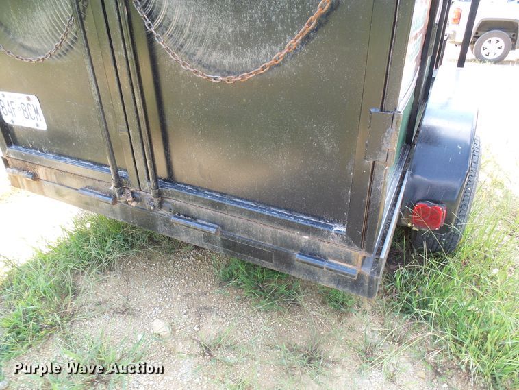 image for item DI0662 2004 shop built enclosed utility trailer