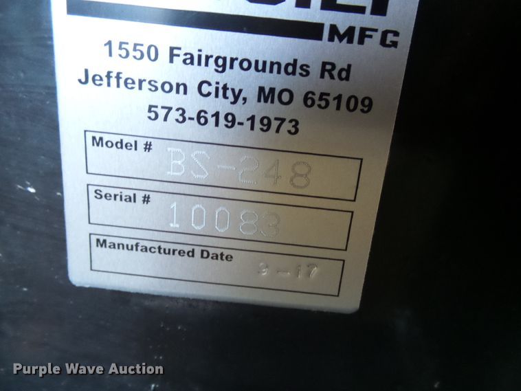 image for item DI0688 2017 B-Built Manufacturing BS-248 bale forks