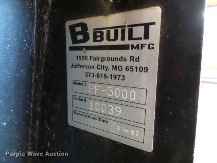 image for item DI0689 2017 B-Built Manufacturing PF-5000 pallet forks