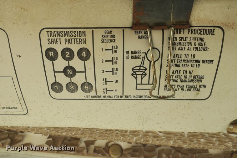 image for item EA9396 1986 Chevrolet Tiltmaster flatbed truck