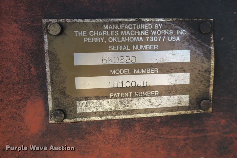 image for item EA9397 Ditch Witch HT100JD cable plow