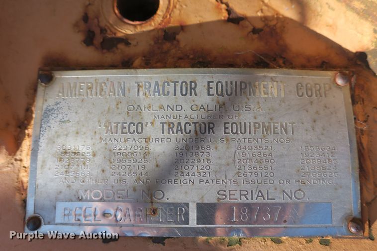 image for item EA9398 Fiat-Allis 16B cable plow