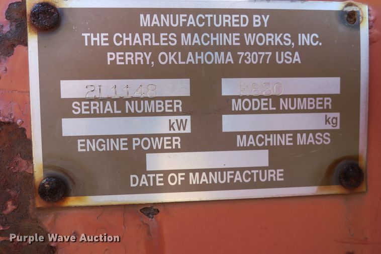 image for item EA9401 Ditch Witch 8020JD cable plow