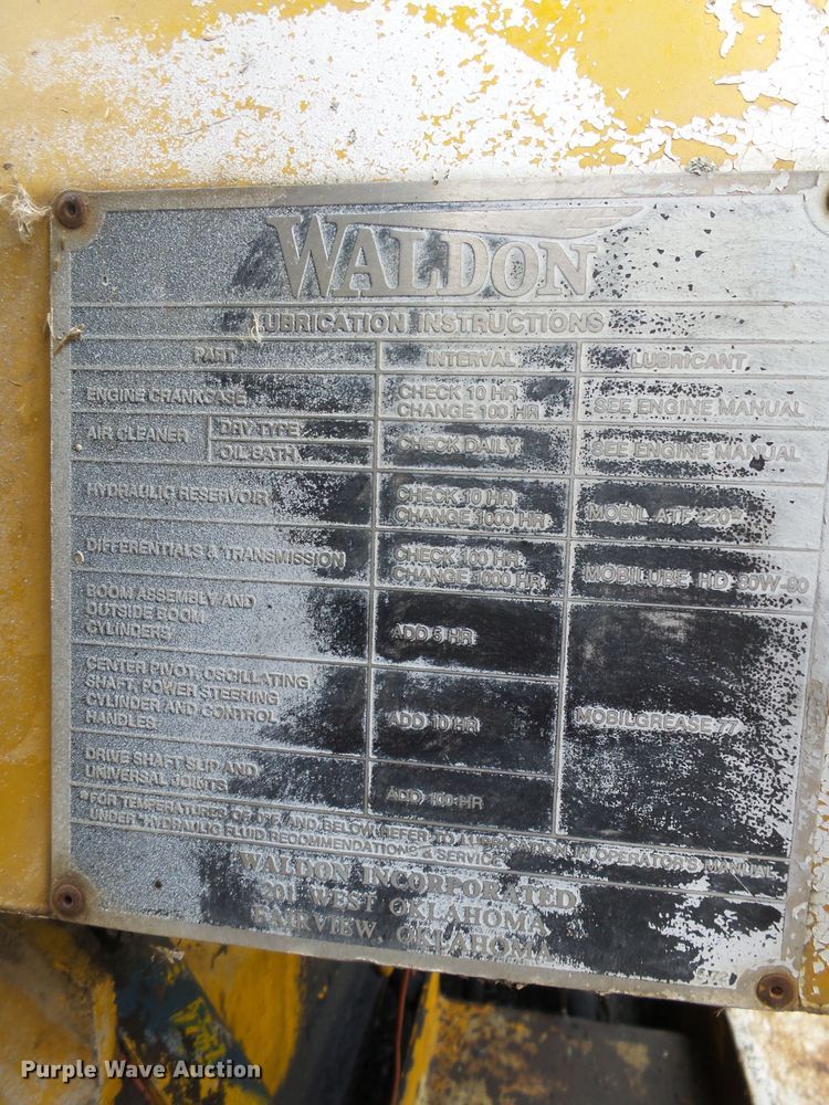 image for item EF9553 1977 Waldon 5000 wheel loader